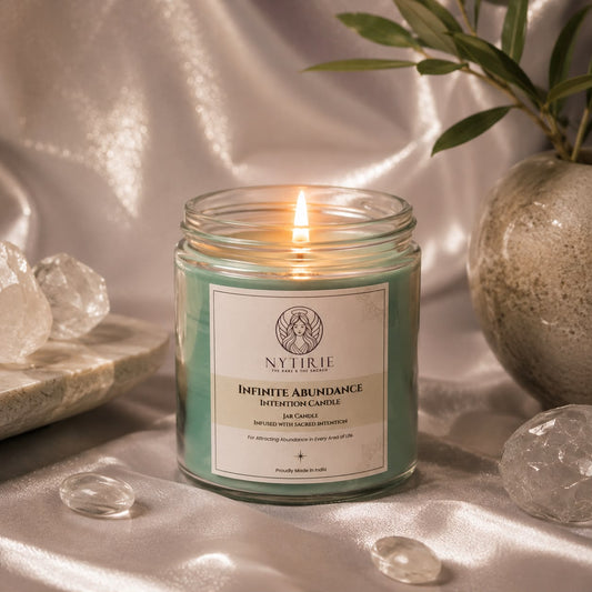 Abundance Intention Candle - Abundance Root