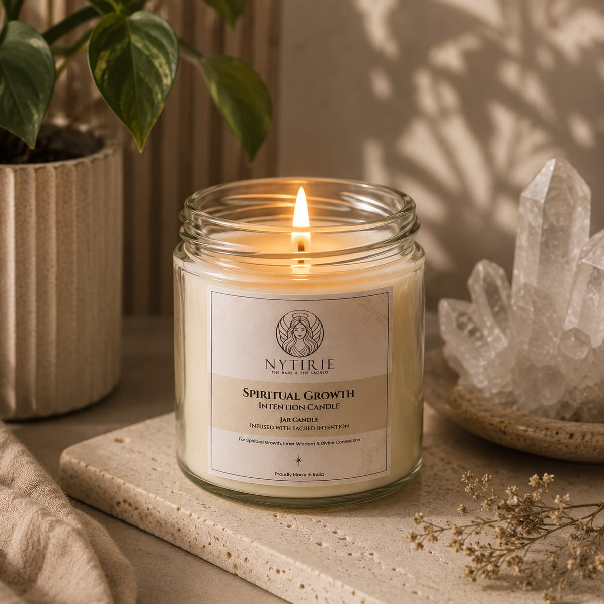 Spiritual Growth Intention Candle