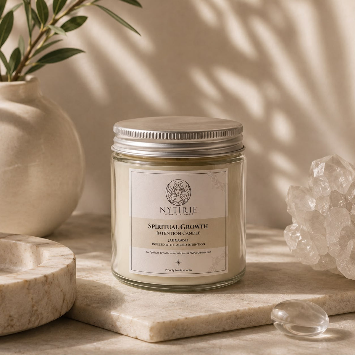 Spiritual Growth Intention Candle